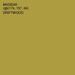 #AE9D40 - Driftwood Color Image