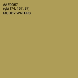 #AE9D57 - Muddy Waters Color Image