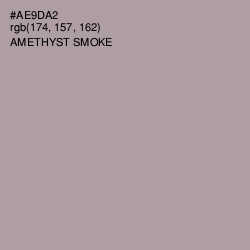 #AE9DA2 - Amethyst Smoke Color Image