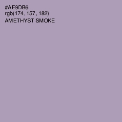#AE9DB6 - Amethyst Smoke Color Image