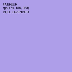 #AE9EE9 - Dull Lavender Color Image