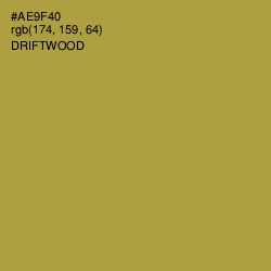 #AE9F40 - Driftwood Color Image