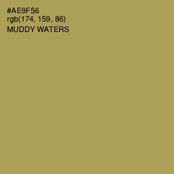 #AE9F56 - Muddy Waters Color Image