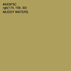 #AE9F5C - Muddy Waters Color Image