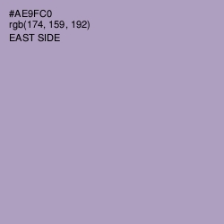 #AE9FC0 - East Side Color Image