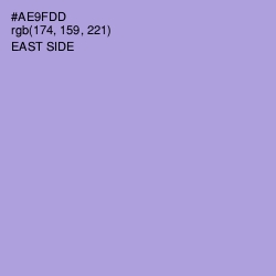 #AE9FDD - East Side Color Image