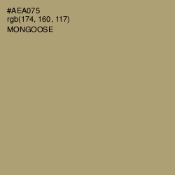 #AEA075 - Mongoose Color Image