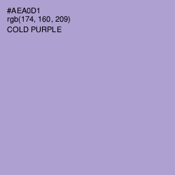 #AEA0D1 - Cold Purple Color Image