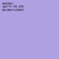 #AEA0E1 - Biloba Flower Color Image