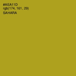 #AEA11D - Sahara Color Image