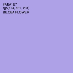 #AEA1E7 - Biloba Flower Color Image