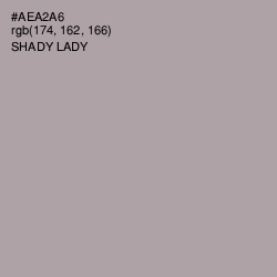#AEA2A6 - Shady Lady Color Image