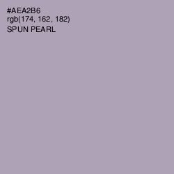 #AEA2B6 - Spun Pearl Color Image