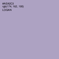 #AEA2C3 - Logan Color Image