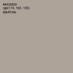 #AEA399 - Martini Color Image