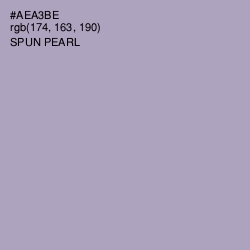 #AEA3BE - Spun Pearl Color Image