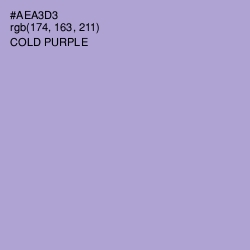 #AEA3D3 - Cold Purple Color Image