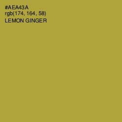 #AEA43A - Lemon Ginger Color Image