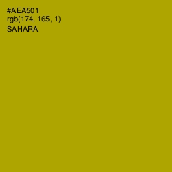 #AEA501 - Sahara Color Image