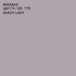 #AEA5AD - Shady Lady Color Image