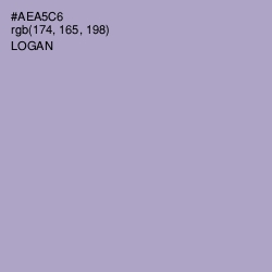 #AEA5C6 - Logan Color Image