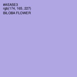 #AEA5E3 - Biloba Flower Color Image