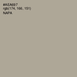 #AEA697 - Napa Color Image