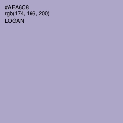 #AEA6C8 - Logan Color Image