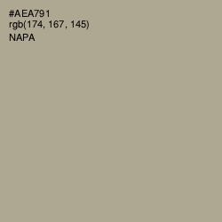 #AEA791 - Napa Color Image