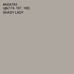 #AEA7A0 - Shady Lady Color Image