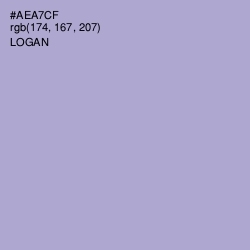 #AEA7CF - Logan Color Image