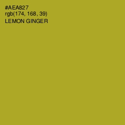 #AEA827 - Lemon Ginger Color Image