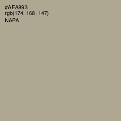 #AEA893 - Napa Color Image