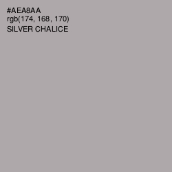 #AEA8AA - Silver Chalice Color Image