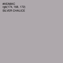 #AEA8AC - Silver Chalice Color Image