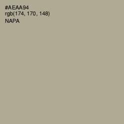 #AEAA94 - Napa Color Image