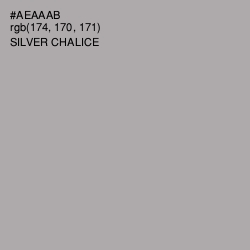 #AEAAAB - Silver Chalice Color Image