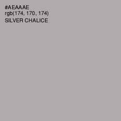 #AEAAAE - Silver Chalice Color Image