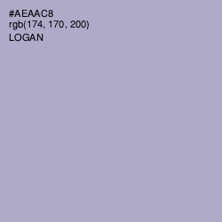 #AEAAC8 - Logan Color Image