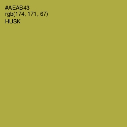 #AEAB43 - Husk Color Image