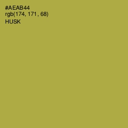 #AEAB44 - Husk Color Image