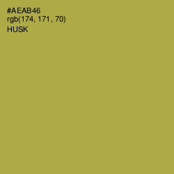 #AEAB46 - Husk Color Image