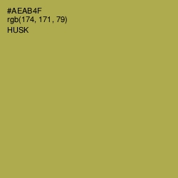 #AEAB4F - Husk Color Image