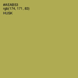 #AEAB53 - Husk Color Image