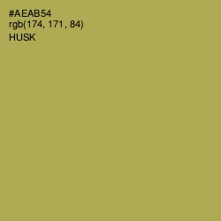 #AEAB54 - Husk Color Image