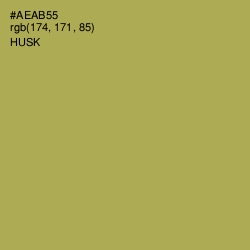 #AEAB55 - Husk Color Image