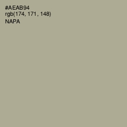 #AEAB94 - Napa Color Image