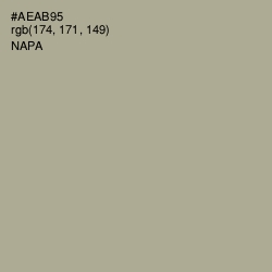 #AEAB95 - Napa Color Image