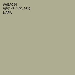 #AEAC91 - Napa Color Image