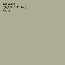#AEAC94 - Napa Color Image